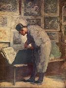 Honore Daumier Der Kupferstich-Liebhaber oil painting artist